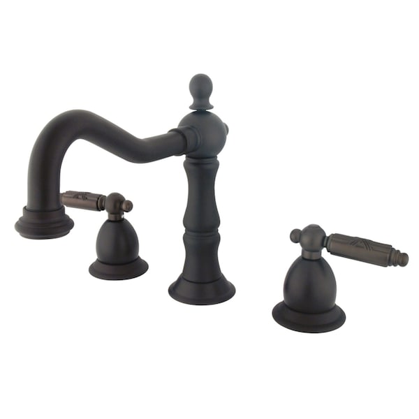 KS1975GL 8" Widespread Bathroom Faucet, Oil Rubbed Bronze